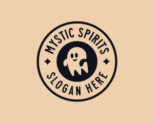 Spirit Halloween Ghost logo design