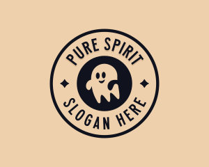 Spirit Halloween Ghost logo design