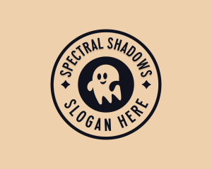 Spirit Halloween Ghost logo design