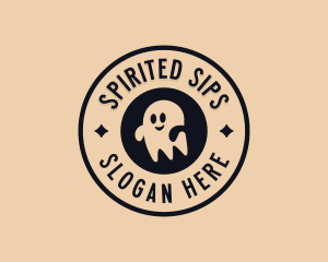 Spirit Halloween Ghost logo design