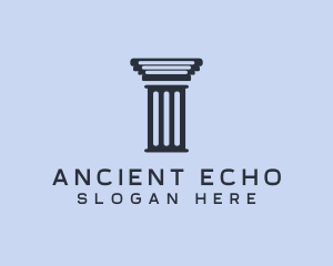 Ancient Column Builder logo design