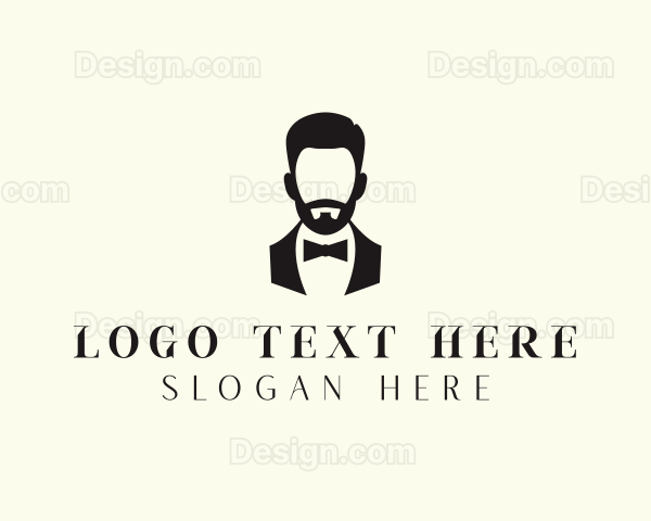 Gentleman Hipster Grooming Logo