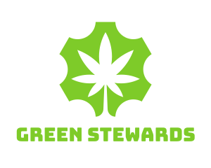 Green Cog Marijuana logo design