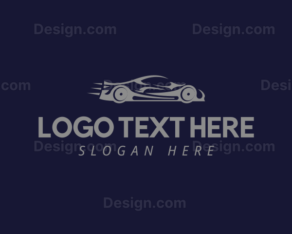 Speed Racing Car Logo