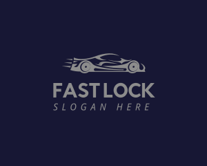 Speed Racing Car logo design