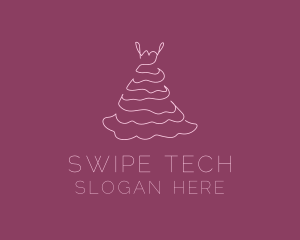 Pink Feminine Dress logo design