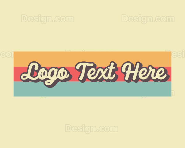 Hippie Retro Business Logo