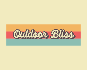 Hippie Retro Business logo design