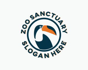 Toucan Bird Zoo logo design