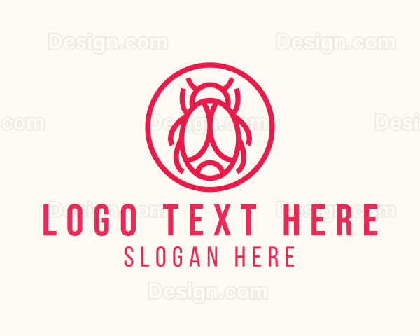 Modern Minimalist Bug Logo