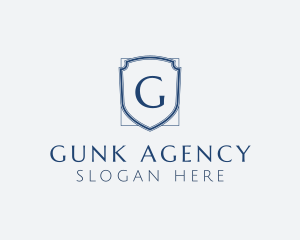 Minimalist Security Shield logo design