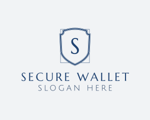 Minimalist Security Shield logo design