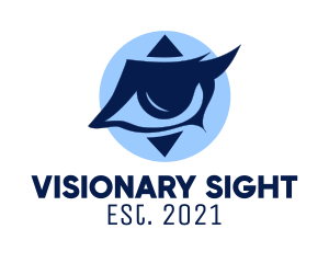 Contact Lens Eyes  logo design