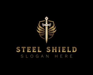 Sword Wing Shield logo