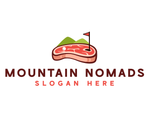 Golf Course Steak logo design