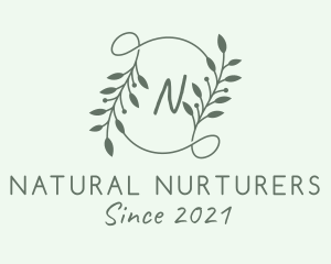 Organic Leaf Spa  logo design