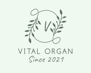 Organic Leaf Spa  logo design