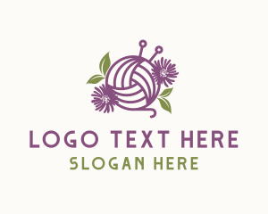 Floral Knit Yarn logo