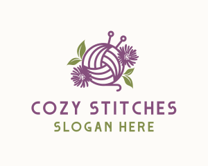 Floral Knit Yarn logo