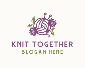 Floral Knit Yarn logo