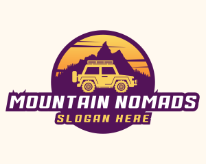 Adventure Automotive Jeep logo design