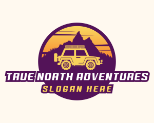 Adventure Automotive Jeep logo design