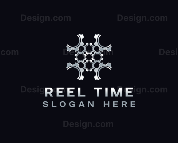 Cogwheel Mechanical Gear Logo