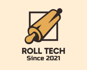 Wooden Rolling Pin logo design