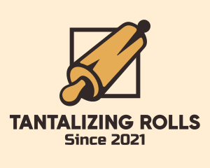 Wooden Rolling Pin logo design