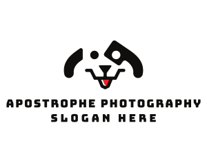 Cute Dalmatian Puppy logo