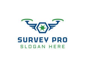 Drone Surveillance Camera Wings logo