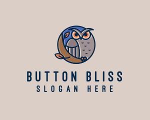 Night Owl Bird logo design