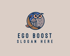 Night Owl Bird logo design