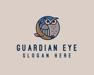 Night Owl Bird logo design