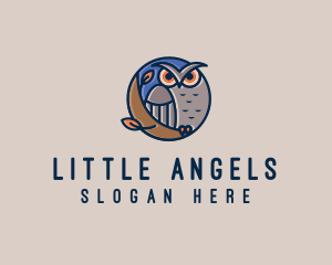 Night Owl Bird logo design