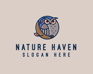 Night Owl Bird logo design