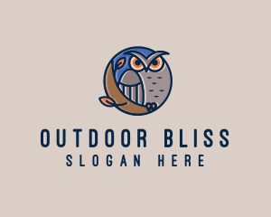 Night Owl Bird logo design