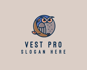 Night Owl Bird logo design