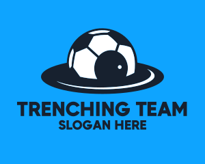 Spaceship Soccer Team  logo design