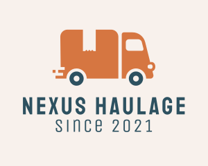 Package Delivery Truck  logo design