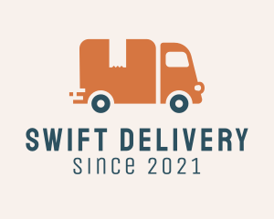 Package Delivery Truck  logo design