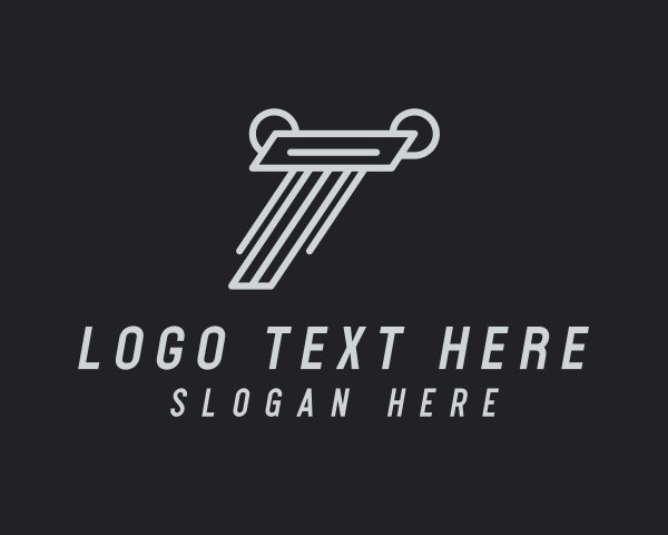 Letter T logo example 2