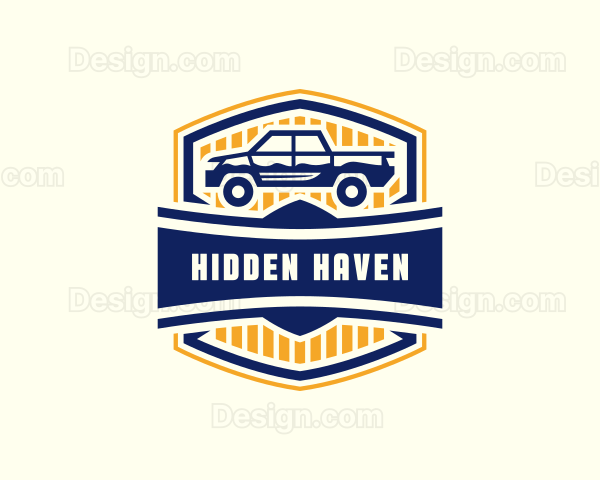 Delivery Pickup Truck Logo