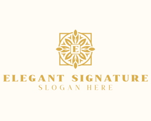 Elegant Floral Garden logo design