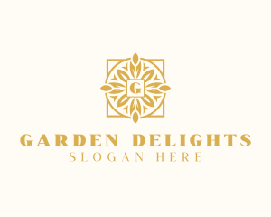 Elegant Floral Garden logo design