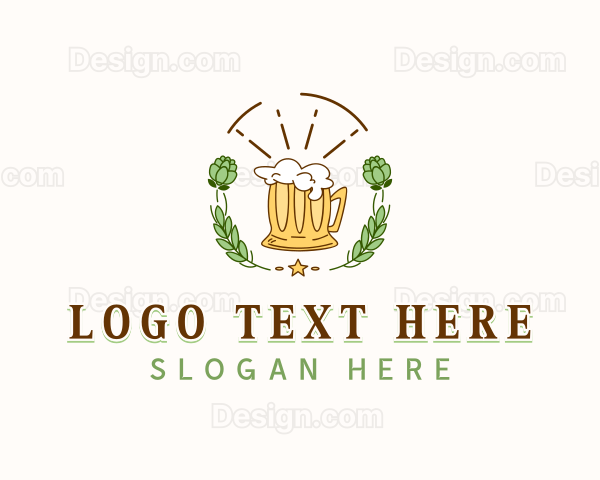 Brewery Beer Mug Logo