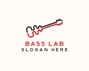 Music Instrument Guitar logo design