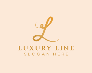 Dainty Feminine Letter L logo design