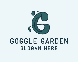 Organic Gardening Letter G  logo design