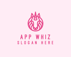 Mythical Horse Unicorn logo design